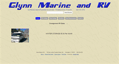 Desktop Screenshot of glynnmarineandrv.com
